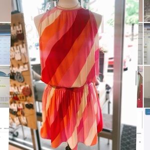 DO+BE pink stripe dress